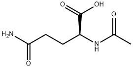 N-Acetyl-L-glutamine 구조식 이미지