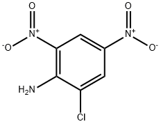 2-Chloro-4,6-dinitroaniline 구조식 이미지