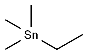 Ethyltrimethyltin(IV) Structure