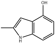 4-Hydroxy-2-methylindole 구조식 이미지