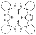 TETRAKIS(SPIROCYCLOHEXANE)CALIX(4)피롤 구조식 이미지