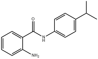 Benzamide, 2-amino-N-[4-(1-methylethyl)phenyl]- (9CI) Structure