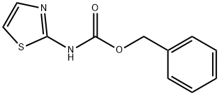 Carbamic acid, 2-thiazolyl-, phenylmethyl ester (9CI) Structure