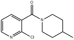 (2-Chloro-3-pyridinyl)(4-methyl-1-piperidinyl)-methanone Structure