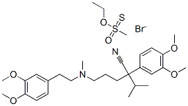 VERAPAMILETHYL METHANETHIOSULFONATE, BROMIDE Structure