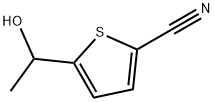 2-티오펜카보니트릴,5-(1-하이드록시에틸)-(9CI) 구조식 이미지
