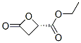 2-Oxetanecarboxylicacid,4-oxo-,ethylester,(2S)-(9CI) Structure