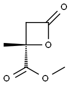 2-Oxetanecarboxylicacid,2-methyl-4-oxo-,methylester,(2S)-(9CI) Structure