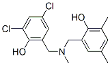 2,4-디클로로-6-[[(2-히드록시-3,5-디메틸-페닐)메틸-메틸-아미노]메틸]페놀 구조식 이미지
