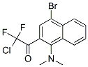 Ethanone,  1-[4-bromo-1-(dimethylamino)-2-naphthalenyl]-2-chloro-2,2-difluoro- 구조식 이미지