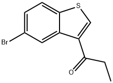3-Propanoyl-5-bromo-benzo[b]thiophene Structure