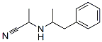 2-[(1-메틸-2-페닐에틸)아미노]프로판니트릴 구조식 이미지