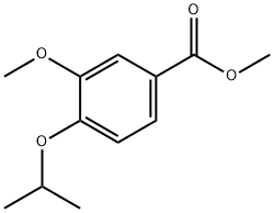 4-ISOPROPOXY-3-METHOXYBENZOIC ACID METHYL ESTER Structure