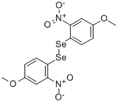 BIS(4-METHOXY-2-NITROPHENYL)DISELENIDE Structure