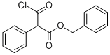 benzyl (chlorocarbonyl)phenylacetate Structure