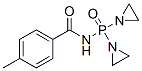 N-[Bis(1-aziridinyl)phosphinyl]-p-methylbenzamide Structure