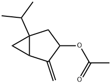 SABINYL ACETATE 구조식 이미지