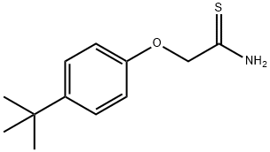 2-(4-T-BUTYLPHENOXY)THIOACETAMIDE 구조식 이미지