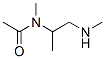 Acetamide, N-methyl-N-[1-methyl-2-(methylamino)ethyl]- (9CI) Structure