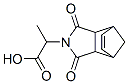 2-(3,5-DIOXO-4-AZA-TRICYCLO[5.2.1.0(2,6)]DEC-8-EN-4-YL)-PROPIONIC ACID Structure