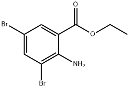 ethyl 2-aMino-3,5-dibroMobenzoate Structure