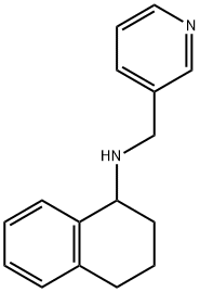 피리딘-3-일메틸-(1,2,3,4-테트라히드로-나프탈렌-1-일)-아민 구조식 이미지