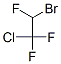 2-Bromo-1-chloro-1,1,2-trifluoroethane Structure