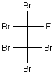 1-Fluoro-1,1,2,2,2-pentabromoethane Structure