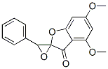 4,6-Dimethoxy-3'-phenylspiro[benzofuran-2(3H),2'-oxiran]-3-one Structure