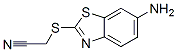 Acetonitrile, [(6-amino-2-benzothiazolyl)thio]- (9CI) Structure