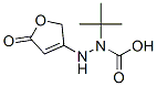 Hydrazinecarboxylic acid, 2-(2,5-dihydro-5-oxo-3-furanyl)-, 1,1-dimethylethyl Structure