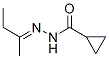 Cyclopropanecarboxylic acid, (1-methylpropylidene)hydrazide (9CI) Structure