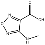 1,2,5-옥사디아졸-3-카르복실산,4-(메틸아미노)- 구조식 이미지
