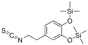 [4-(2-Isothiocyanatoethyl)-1,2-phenylene]bis(oxy)bis(trimethylsilane) Structure