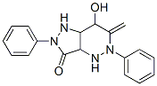 1,2,3a,4,5,6,7,7a-Octahydro-7-hydroxy-6-methylene-2,5-diphenyl-3H-pyrazolo[4,3-c]pyridazin-3-one Structure