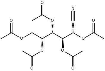 2,3,4,5,6-PENTA-O-ACETYL-D-GALACTONITRILE Structure