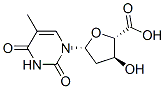 (2S,3S,5R)-3-hydroxy-5-(5-methyl-2,4-dioxo-pyrimidin-1-yl)oxolane-2-ca rboxylic acid 구조식 이미지