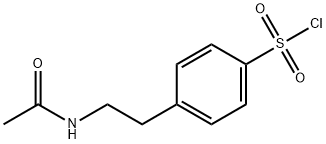 p-(2-acetamidoethyl)benzenesulphonyl chloride 구조식 이미지