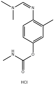 [4-(dimethylaminomethylideneamino)-3-methyl-phenyl] N-methylcarbamate Structure