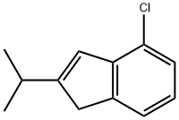 4-CHLORO-2-ISOPROPYL-1H-INDENE Structure