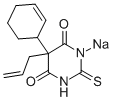 thialbarbital sodium 구조식 이미지