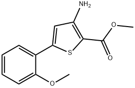 Methyl 3-aMino-5-(2-Methoxyphenyl)thiophene-2-carboxylate Structure