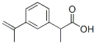 Benzeneacetic acid, -alpha--methyl-3-(1-methylethenyl)- (9CI) Structure