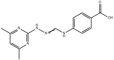 4-[N'-(4,6-디메틸-피리미딘-2-YL)-구아니디노]-벤조산 구조식 이미지