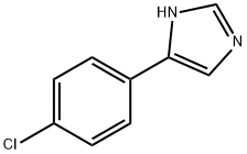 4-(4-클로로페닐)-1H-이미다졸 구조식 이미지