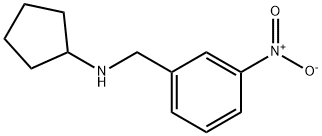 N-(3-nitrobenzyl)cyclopentanamine Structure
