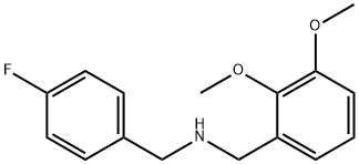 (2,3-DIMETHOXY-BENZYL)-(4-FLUORO-BENZYL)-AMINE Structure