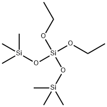 bis(trimethylsilyl) diethyl silicate  구조식 이미지