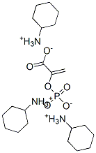 PHOSPHOENOLPYRUVIC ACID TRIS(CYCLOHEXYLAMMONIUM) SALT 구조식 이미지