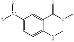 Methyl 2-(methylamino)-5-nitrobenzenecarboxylate Structure